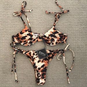 Zaful leopard print bikini
